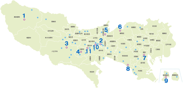 東京都の地図