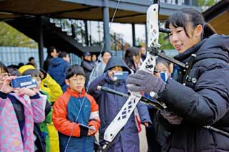 取材会の様子の写真