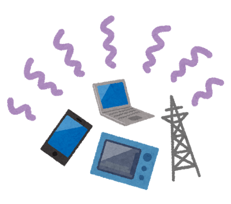 電磁波のイメージイラスト