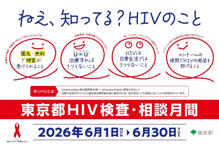 「ねえ、知ってる?HIVのこと」のチラシ