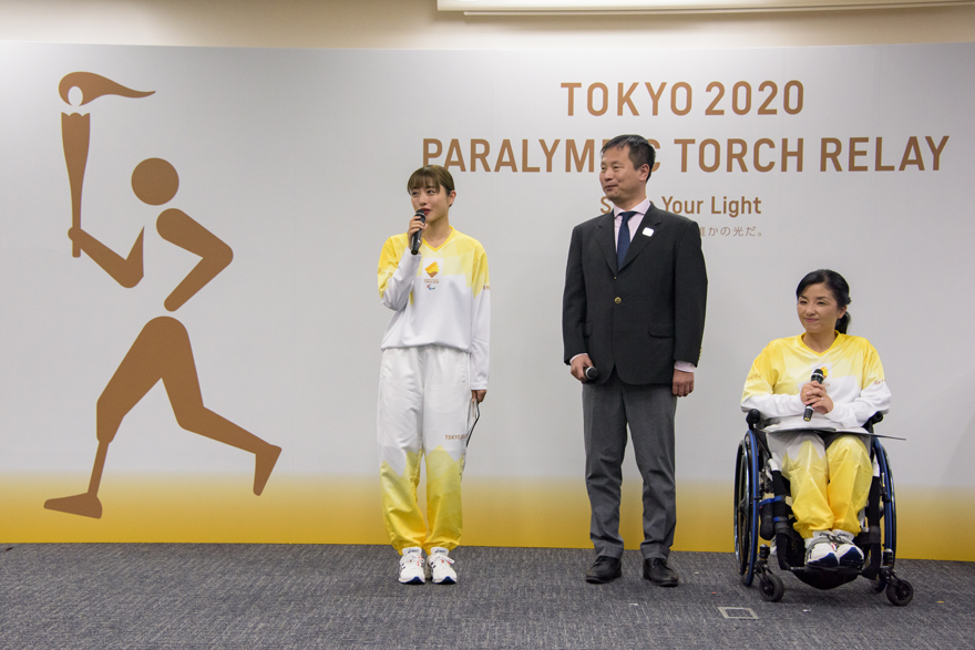 「東京2020パラリンピック聖火リレー概要の発表」の写真です