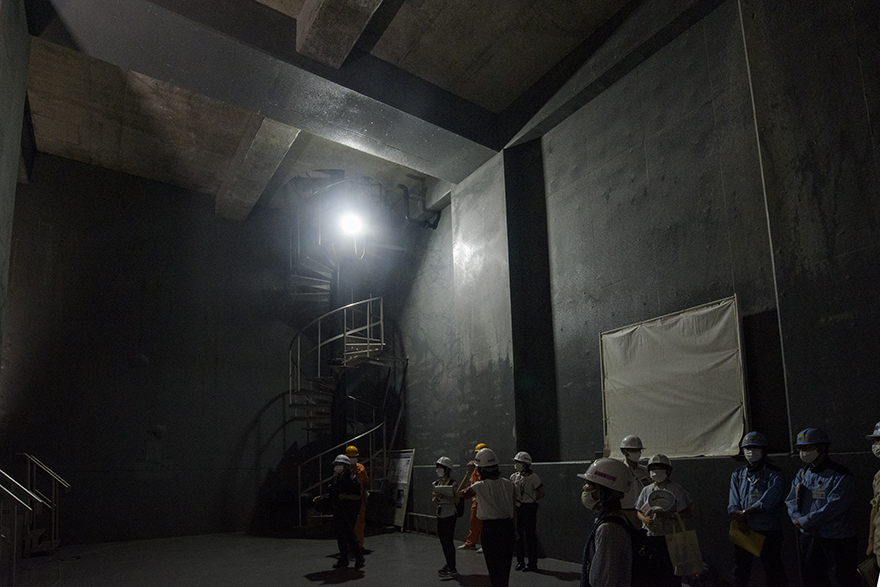 Image of the interior of the anti-flooding facility