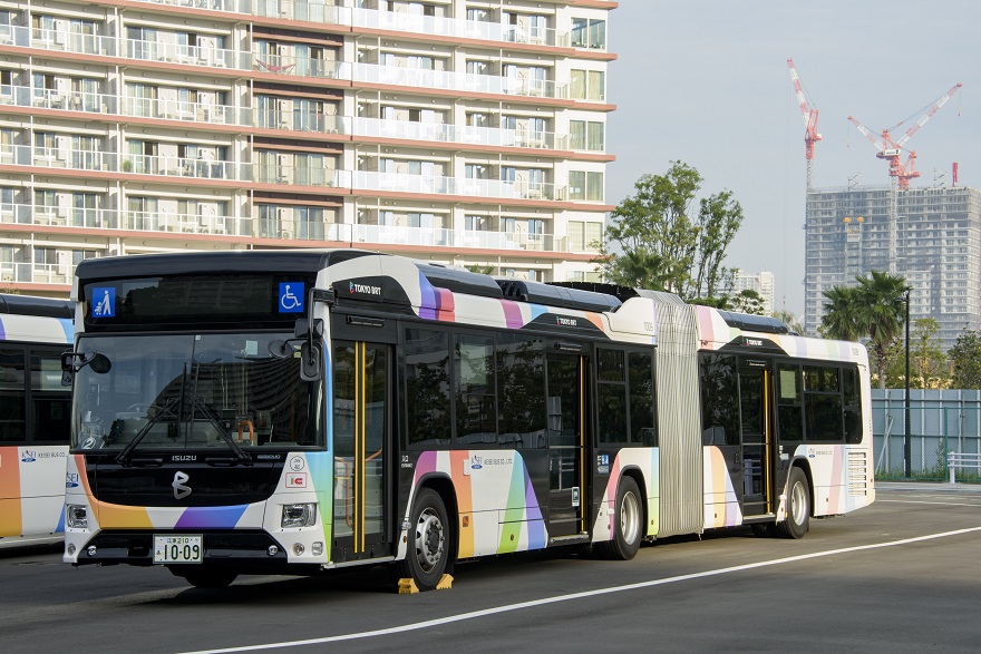 「10月1日に運行を開始した東京BRTバスターミナル」の写真です