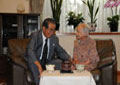 Tokyo Governor Visits Centenarian