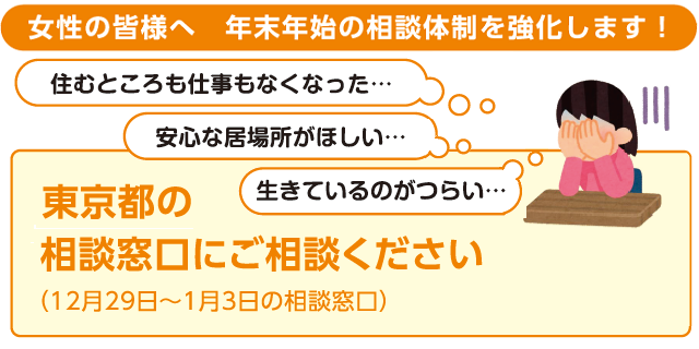 住むところも仕事もなくなった…安心な居場所がほしい…生きているのがつらい…