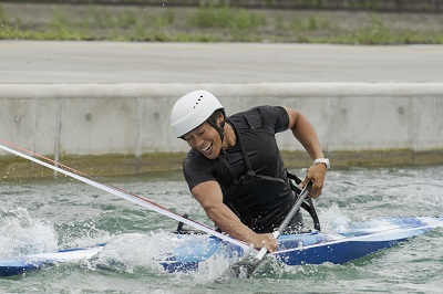 羽根田選手の写真