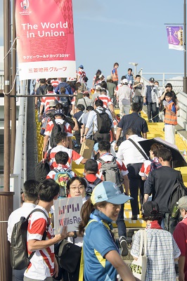 ボランティアと観客