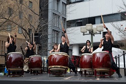 太鼓の演奏