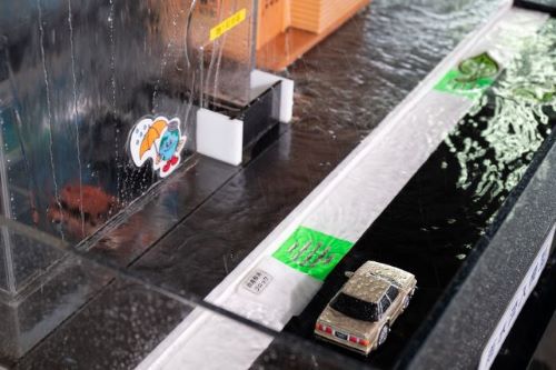 雨水ますの模型シミュレーション
