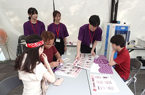 はち巻き体験