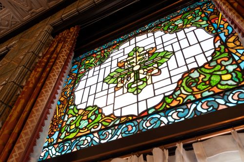 青淵文庫ステンドグラス