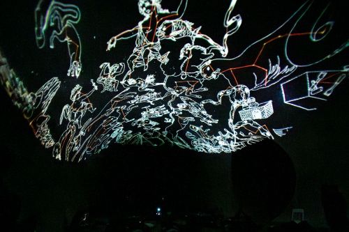 神田川・環状七号線地下調節池でプラネタリウム