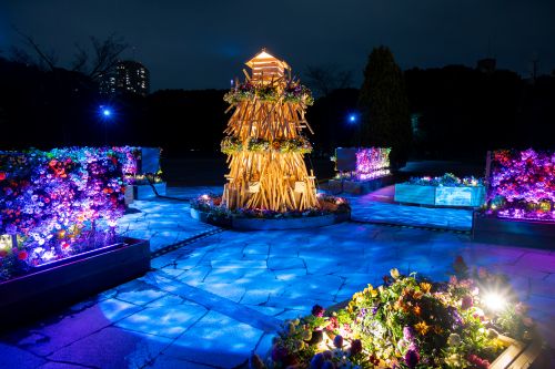 水路を導く木場の灯