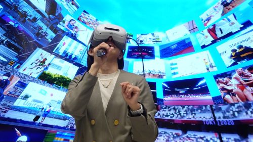 都庁舎スポーツ体験デジタルエリア