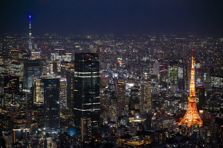 Tokyo Tower and TOKYO SKYTREE