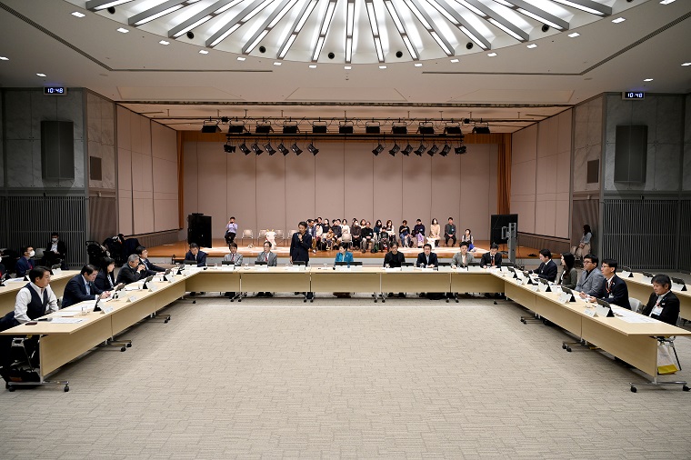 Photo: Wide angle lens view of the meeting