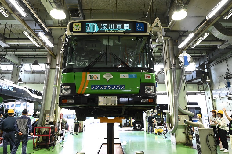  Participants seeing the side of a bus body