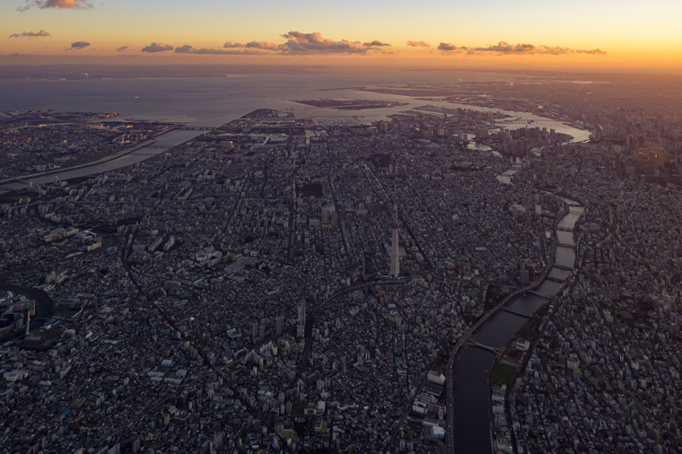 隅田川と東京港