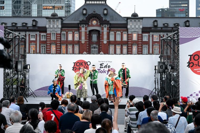 松本源之助社中による「江戸の里神楽」の写真