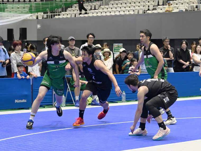 SHINAGAWA CITY 3X3 BASKETBALL CLUBと東京ダイムのエキシビジョンマッチの写真